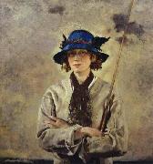 Sir William Orpen The Angler china oil painting artist